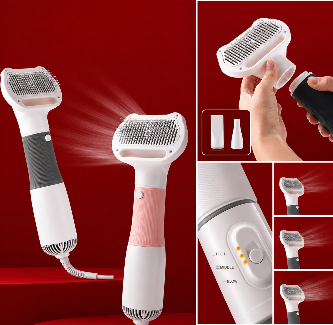Styling hair dryer